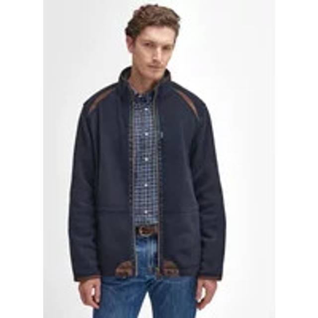 Barbour Langdale Mens Fleece Jacket - Navy - Size Large
