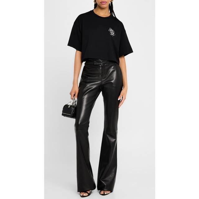 AMIRI Cropped T-Shirt - Black