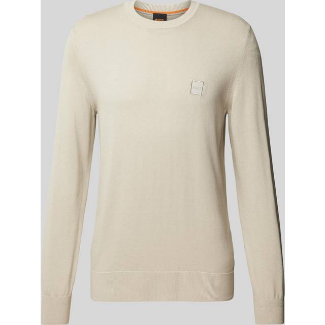BOSS Kanovano Knit Jumper Beige