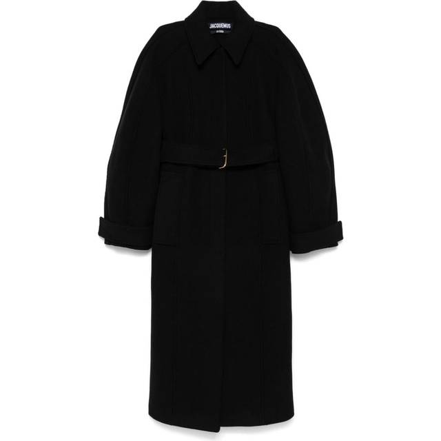 Jacquemus - Le manteau Bari - Noir - Taille: 38