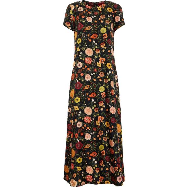 La DoubleJ - Swing midi dress - women - Silk - M - Black
