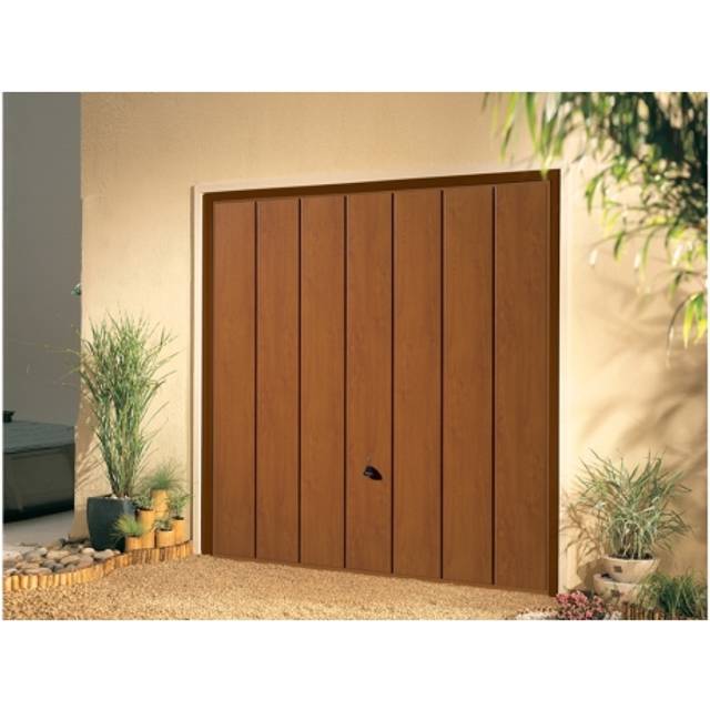 Garador Sherwood Type C Steel Up & Over Garage Door 2134mm x 2134mm Golden Oak