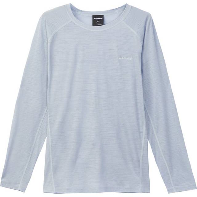 NNormal Merino Long Sleeve Löpartröja Herr Storlek S Färg grå