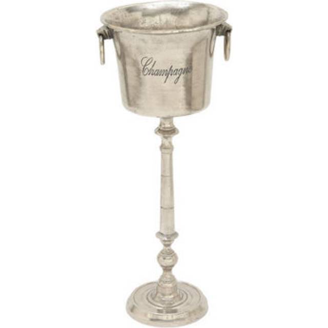 Floor Standing Champagne Ice Bucket - Nickel Plated - L32 x W32 x H79 cm