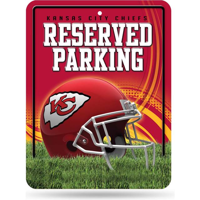 Kansas City Chiefs Sign Metal Parking