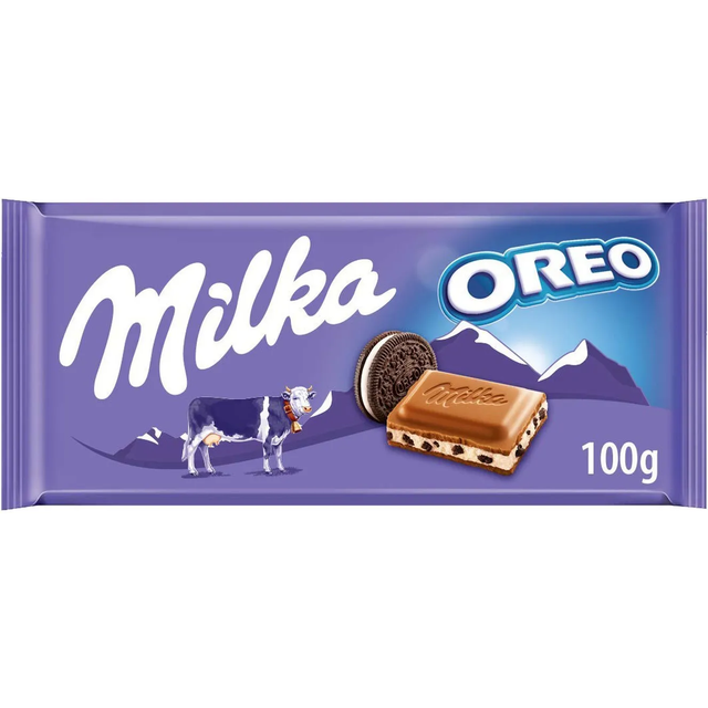 Milka and Oreo Bar 100g