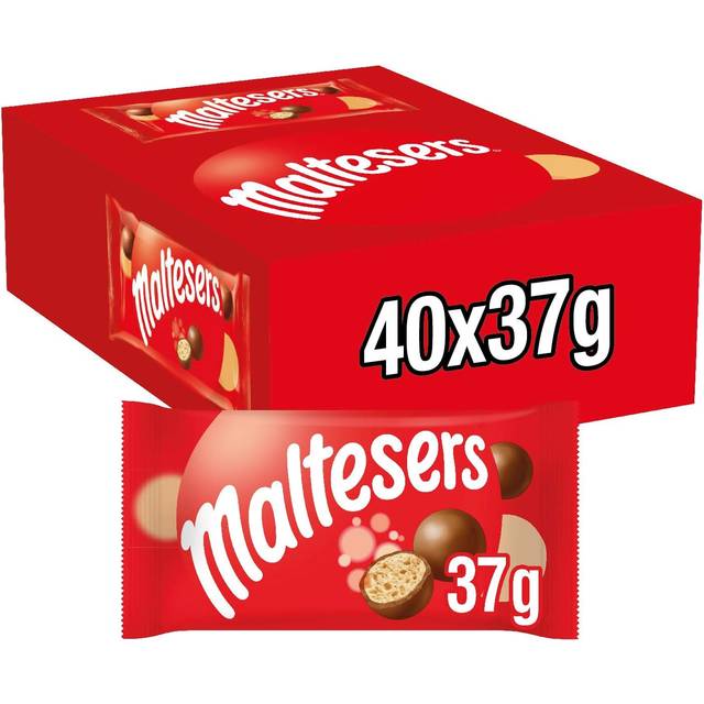 Maltesers standard bag, 37 - pack of 40 chocolate price marked 75p bags