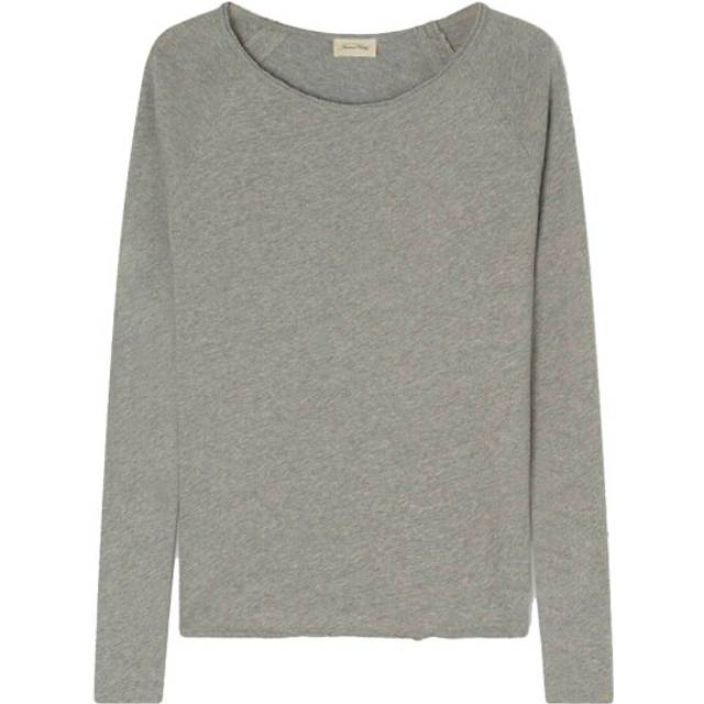 Sonoma Crew Neck T-Shirt with Long Sleeves - Grey Marl