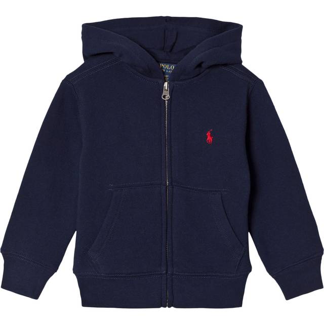 Polo Ralph Lauren Boy's Logo Zip-Up Hooded Top - Cruise Navy