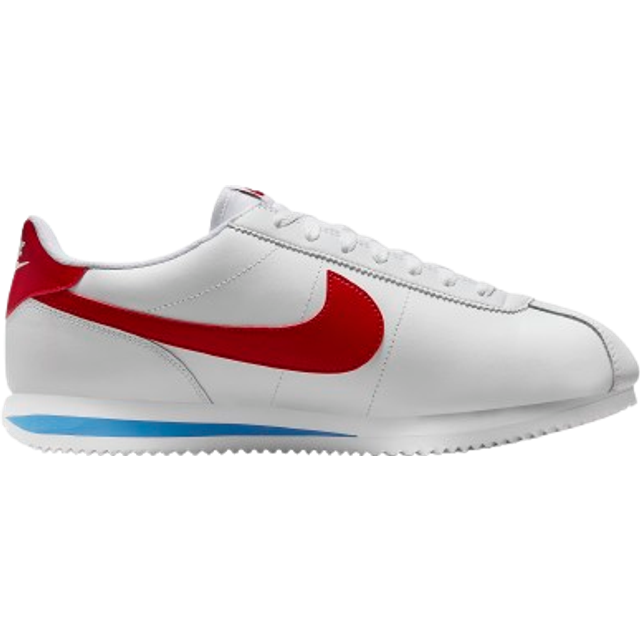 Cortez Leather Sneakers White / Varsity Red - Multicolor (10.5)
