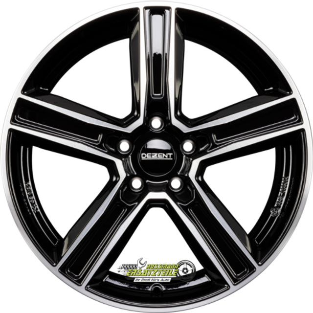 Dezent KG Dark Black / Polished 9X19 5/112 ET30 CB66,6