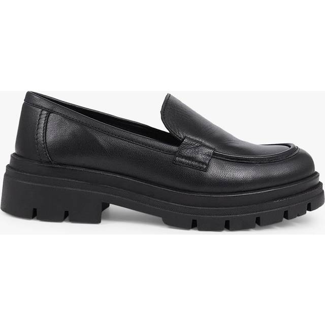 Jones Bootmaker Tabata Leather Chunky Loafers, Black