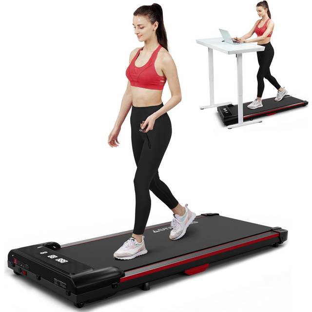 Walking Pad, Under Desk Treadmill HTM-120-ANEW - Incline White with APP