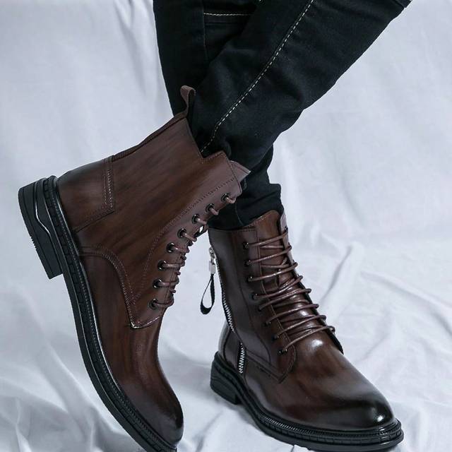 SHEIN Chelsea Boots, Mid-Calf Western Cowboy Boots, Suitable For Outdoor Casual And Riding