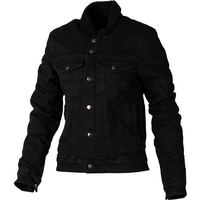 RST X Sherpa Denim, jeans jacket women , color: Black , size: L