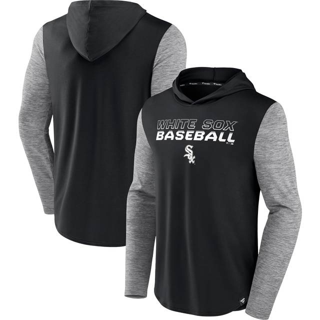 Chicago White Sox Iconic Brushed Poly Lightweight Pullover Hoodie - Mens