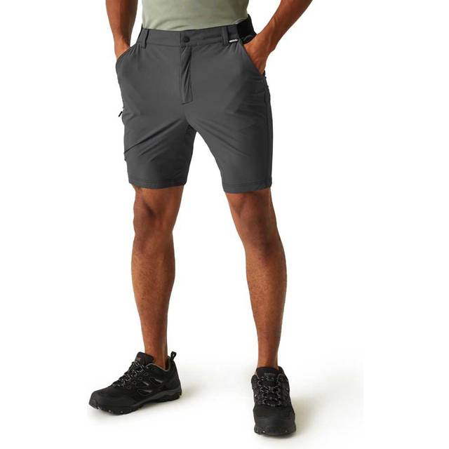 Regatta Men's Water-repellent Travel Light Packaway Shorts Ash, Size: 30 - Grey