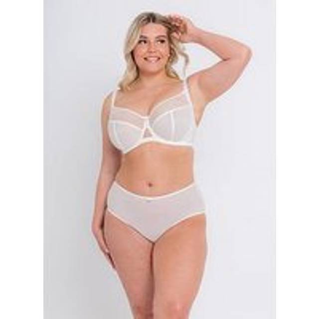 Curvy Kate Womens Victory Balcony Bra - White Polyamide - Size 40F