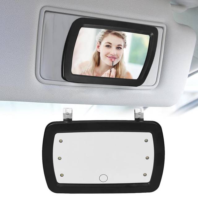 Car Sun Visor Mirror Makeup Sun-shading Cosmetic Mirror Vanity Mirror Automobile Make Up Mirror