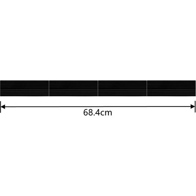 (black-4pcs) Threshold Bars Step Ramp Climbing Mat For Xiaomi Roborock iRobot Roomba