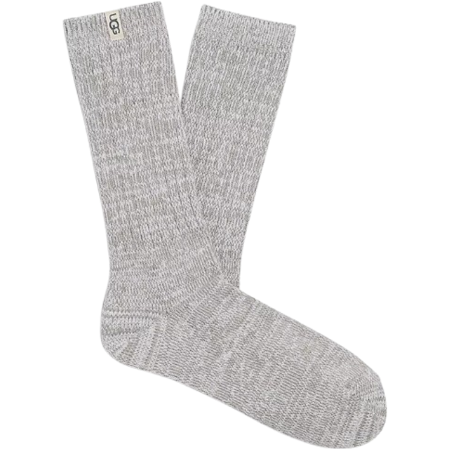 Ugg Womens Rib Knit Slouchy crew Sock  Dusk  OS