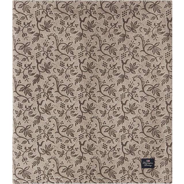 Lexington Printed Recycled Dug Brun, Beige (250x150cm)