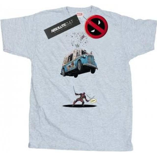 Deadpool Ice Cream T-Shirt - Grey