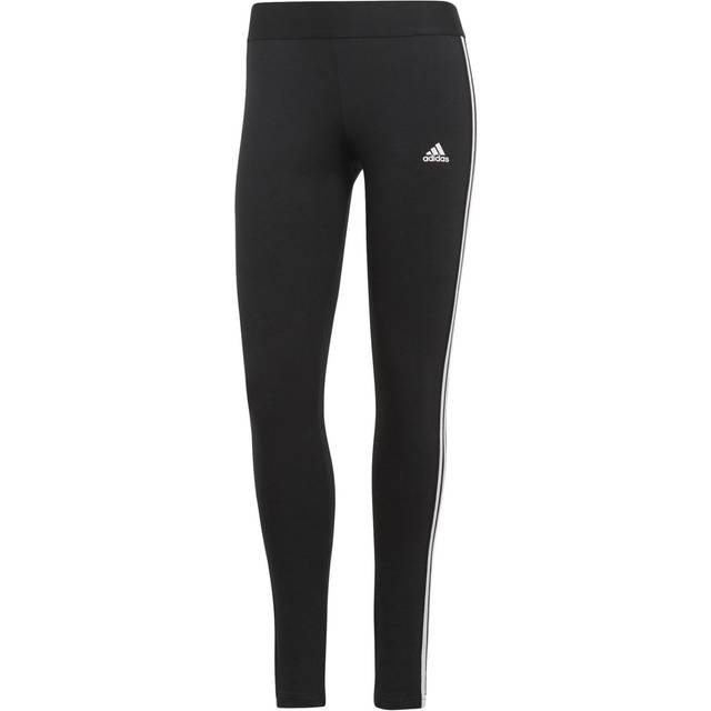 adidas Women's Loungewear Essentials 3-Stripes Leggings - Black/White