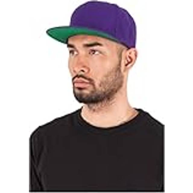 Flexfit Unisex klassisk snapback-keps, män och kvinnor, finns i över 20 färger, en storlek passar alla, lila, one size