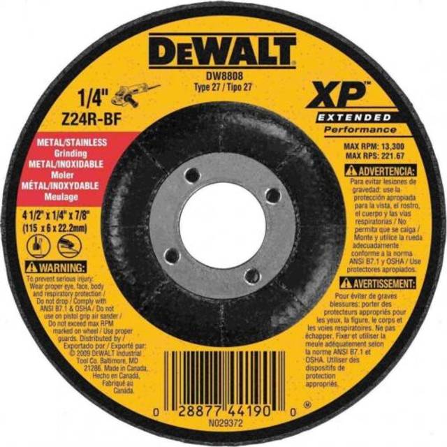 DEWALT DW8261 5-Inch by 7/8-Inch 120g XP Flap Disc