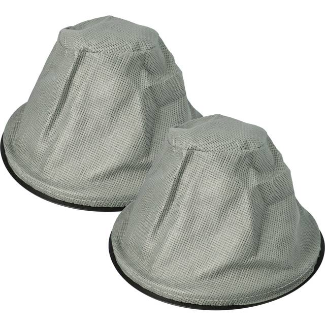 Sack Filter compatible with Varo X305, X308 Chimney Sweep Vacuum, Ash Vacuum Cleaner - Spare Filter, Washable, Black Grey - Vhbw