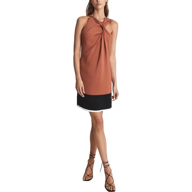 Reiss Enya Colorblock Mini Dress