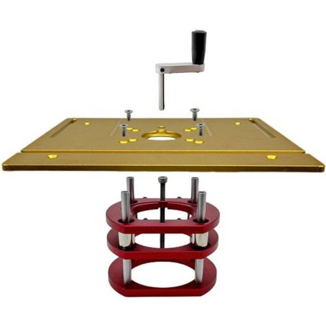 Insert Plate Router Lift Kit for 65mm Diameter Motors Woodworking Workbench Trimmer Engraving Machine Tool