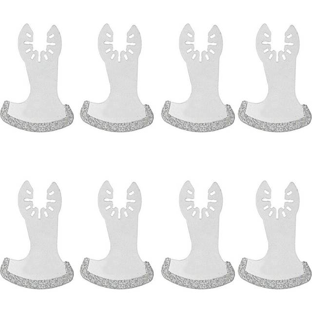 8 Pcs Oscillating Multi Tool Diamond Segment Swing Grit Grout Blades for Cutting Wood Tools
