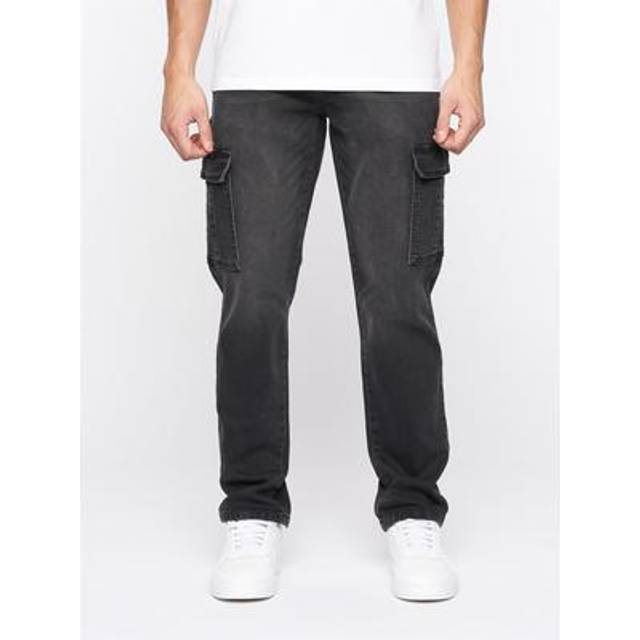 Crosshatch Kremtap Cargo Jeans Men's Trainers  Size:  Colour : Black W36 L30 In Black