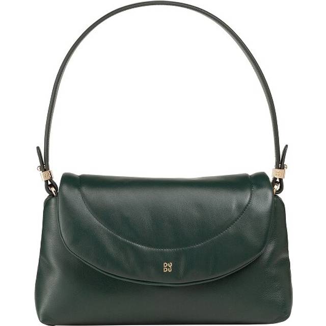 DuDu Melville Shoulder Bag Leather 29 cm green