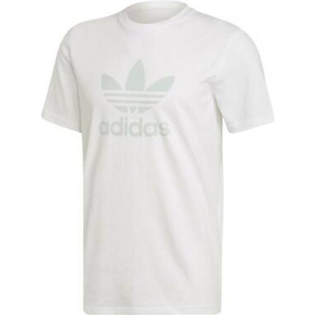 Adidas originals men's trefoil t-shirt tee white grey summer holiday og