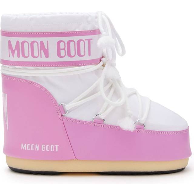 Moon Boot for woman. 80D1409340 Icon Low Nylon Boots pink (39/41), Flat, None, Casual, Snow