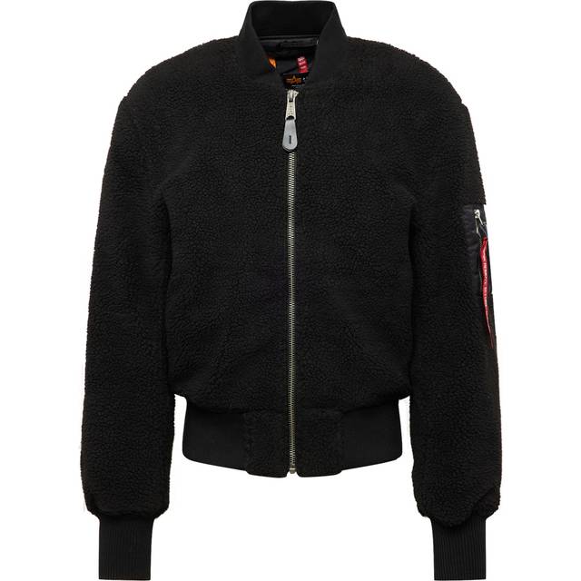 Sherpa Teddy Black Jacket Mens