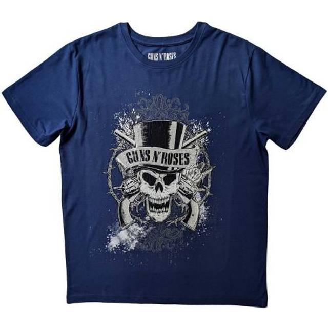 Faded Skull T-Shirt - Blue - XXL