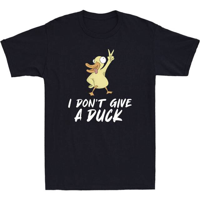 I don't give a duck funny sarcastic cute duck joke novelty gift men's t-shirt