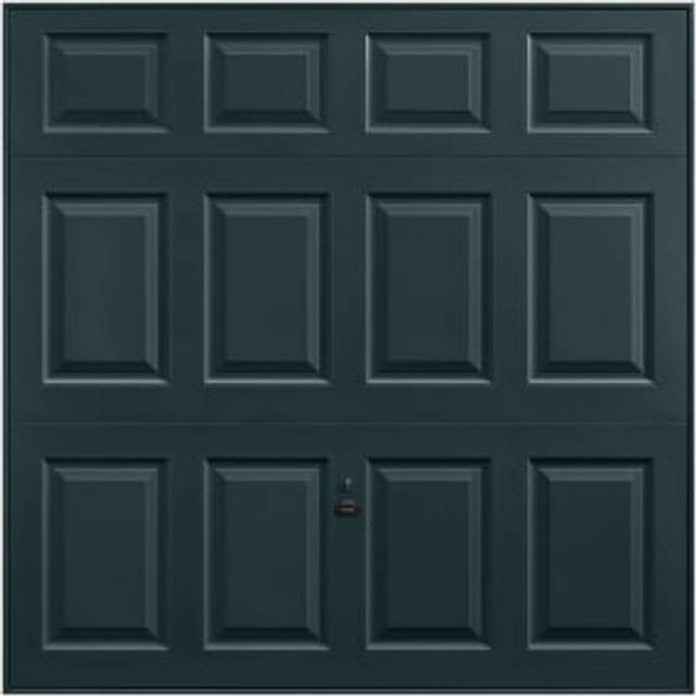 Garador Beaumont Panelled Frameless Canopy Garage Door - Anthracite Grey - 2286 x 2136mm