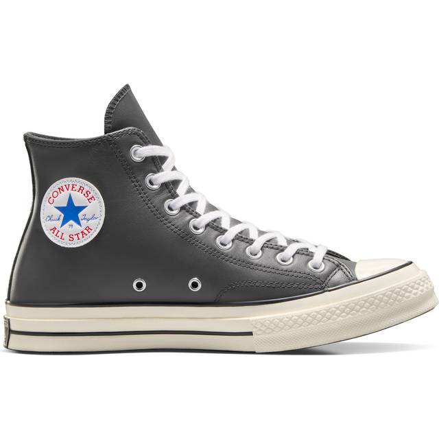 Converse Gray Chuck 70 Heritage Leather High Top Sneakers - DARK MATT/SHDW PURP - US 8.5