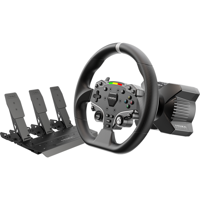 [B-Grade] MOZA R3 Racing Simulator Direct Drive Wheel and Pedals Bundle for Xbox & PC (RS053)