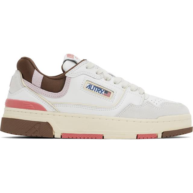 AUTRY White & Brown CLC Low Sneakers - MULT/MAT PTRDG/CABLE - IT 47