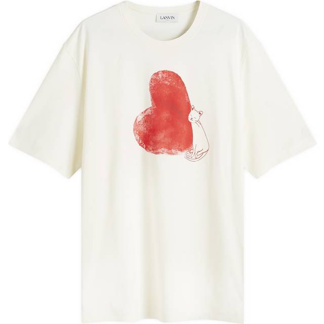 Lanvin Yellow Qixi T-Shirt - 021 CREAM - L