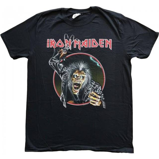 (S, Black) Iron Maiden Unisex Adult Eddie Hook T-Shirt