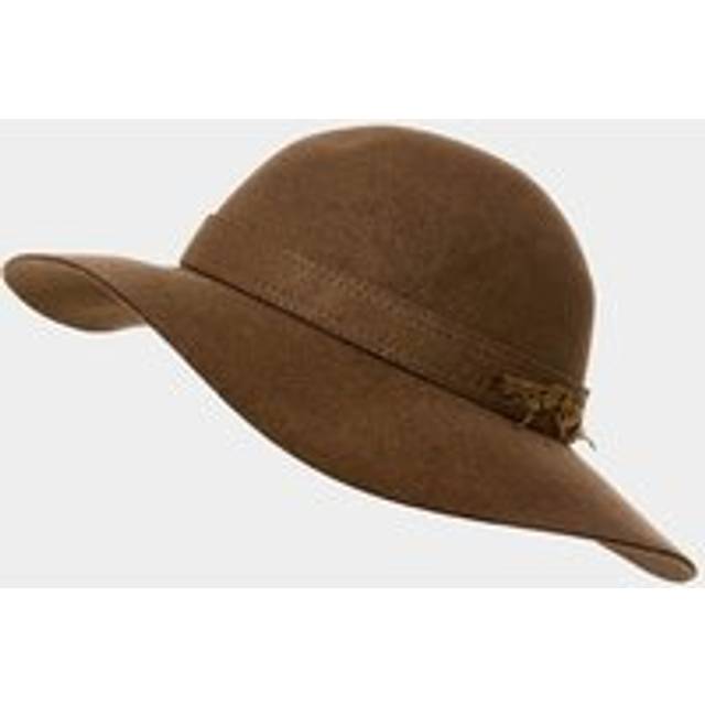 Women's Alexis Feather Trim Hat - Chocolate - by Joe Browns - One Size
