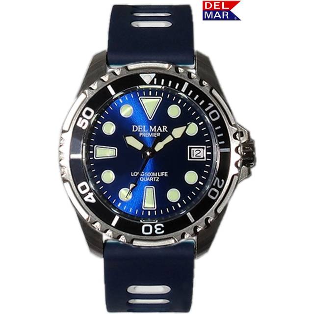 Del Mar Watches 50426 500 Meter Premier Pro Dive Watch 6 - Blue Dial