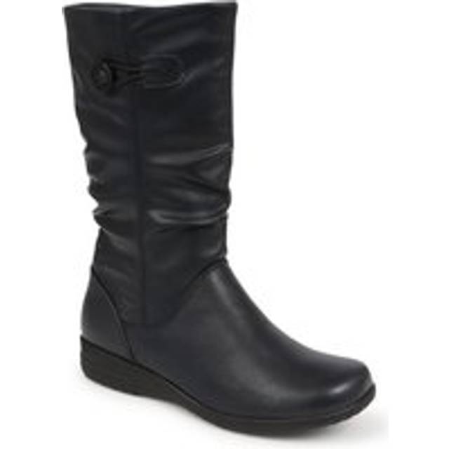 Pavers Pavers Blue Flat Slouch Boots